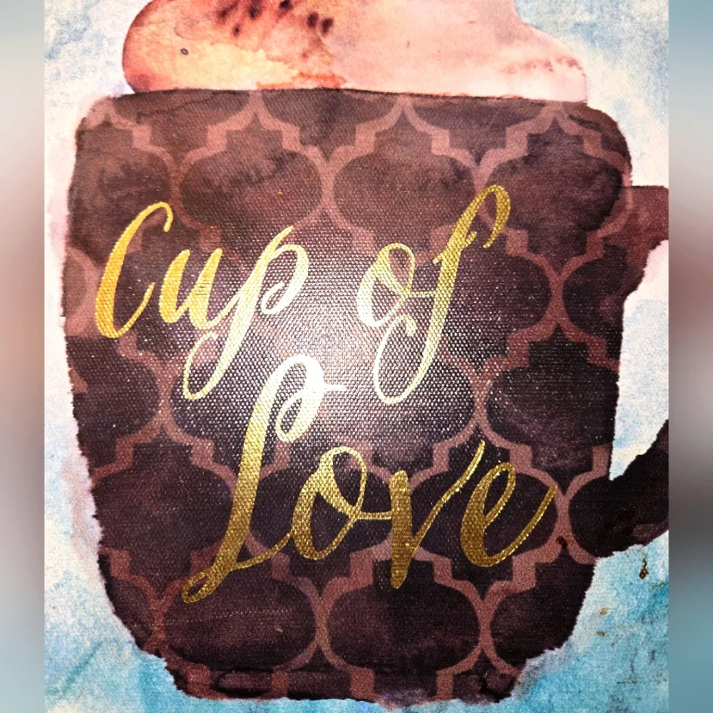 Coffee Wall Art Decor - Cup of Love